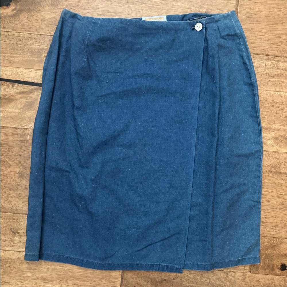 Brooks Brothers denim skirt